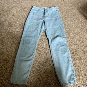 American Apparel Pencil Mom Jeans